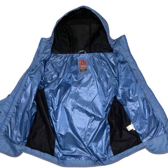 Scuderia Ferrari Women's Blue "Water Resistant" Windbreaker Jacket US XS - Picture 14 of 16